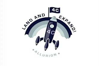 design land and expand logo