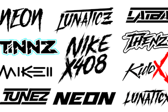 design professional dj, hip hop, rap, band logo