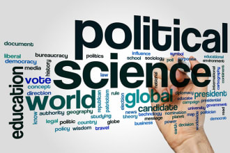 assist with sociology, psychology, criminology, and political science