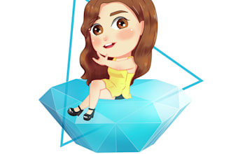 make cute icon chibi drawing art