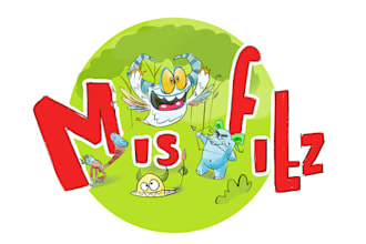 design realistic monster toy logo with creative concept