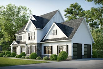 create exterior ,interior , lanscape etc