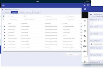 provide hrms, payroll, recruitment,  attendance management system