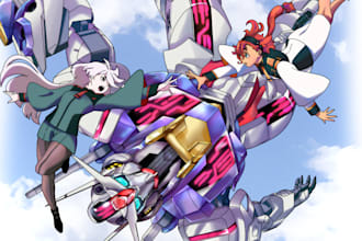 draw professional mecha anime art