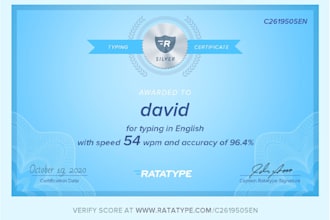 do accurate typing within a day