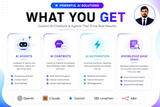 build custom ai chatbots using openai claude and gemini