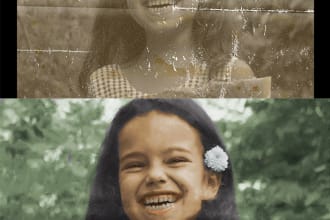 restore your old damaged photos