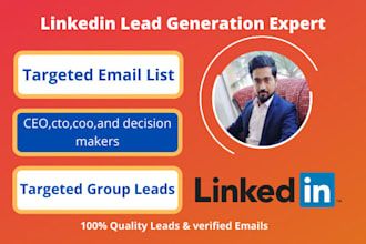 find emails and do lead generation by linkedin sales navigator