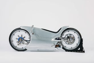 draw motorcycle illustration design