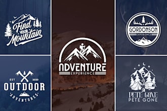 design outdoor logo vintage badge hipstar retro