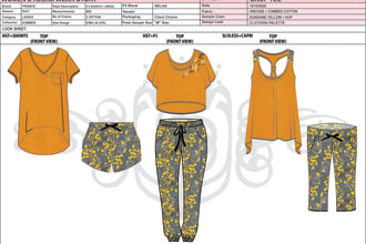 create fashion technical cad illustrations and tech packs