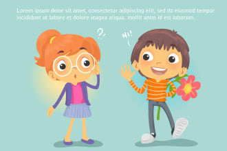 help you create childrens story book illustrations