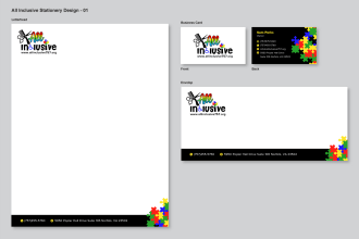 design business card, letterhead and stationery items