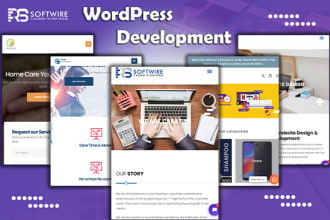 design a professional and responsive wordpress website