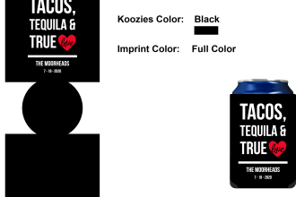 make can koozies, beer koozie, can cooler design and proof
