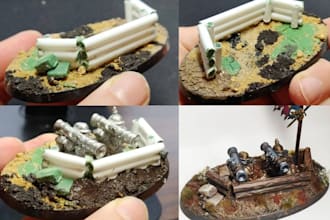 create miniature bases according to your specifications