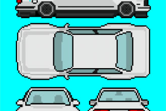 create pixel art of your vehicle