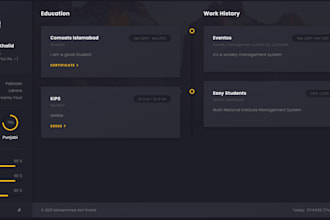 make dynamic porfolio for you or web portfolio for bussiness