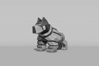create 3d model for game development