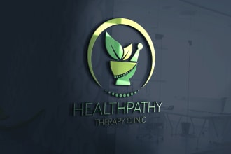 design eco, natural, organic logo with excellence