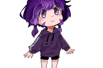 draw your favourite character or idol or yourself on chibi