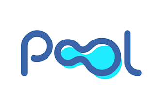 design amazing pool and spa logo in high definition