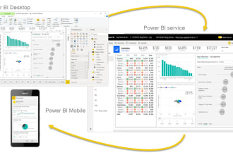 create professional power bi dashboard within 24 hours