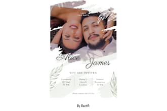 design amazing birthday and wedding invitation card