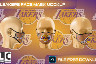 design 3d sports face mask