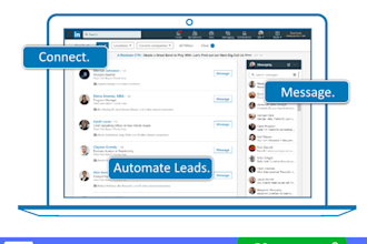 generate linkedin b2b leads by automation  organically