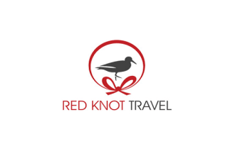 design aclassic chic character logo for red knot travel an at home travel agency