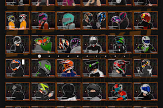 make a cartoonize based on your rider photo photo