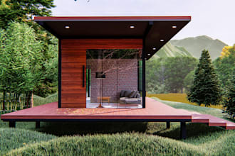make model and design realistic render using d5
