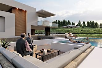 design and render 3d interior and exterior design for house and  do 3d animation