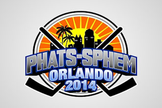 design professional hockey associations meeting logo