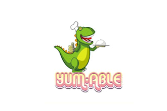 create a fun and funky dino logo
