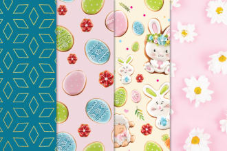 make floral pattern and seamless pattern design for you