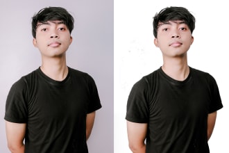 do 10 to 100 photos background removal and crop image