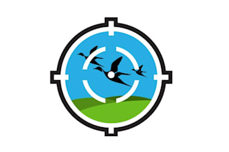 design hand over fist hunting club logo