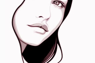 do a realistic pencil illustration of your portrait