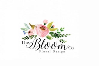 create a awesome floral logo design within 24 hours