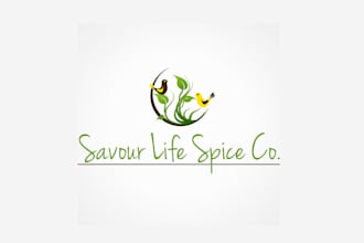 design savour life spice company logo