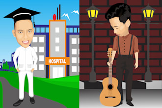 draw a vector caricature from your photo