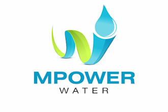 design mpower water logo