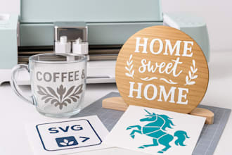custom svg files for cricut design space and glowforge projects
