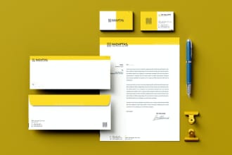 design unique logo  and corporate brand identity for your business