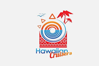 design hawaiian cruisers logo