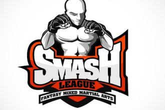 design smash league sports logo
