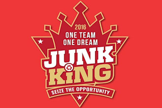 design junk king conference logo