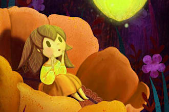 illustration video game, anime, any characters